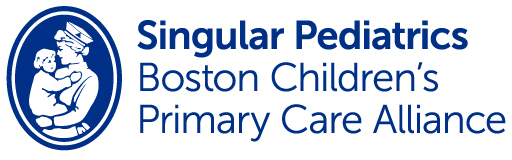 singular pediatric cobranded logo