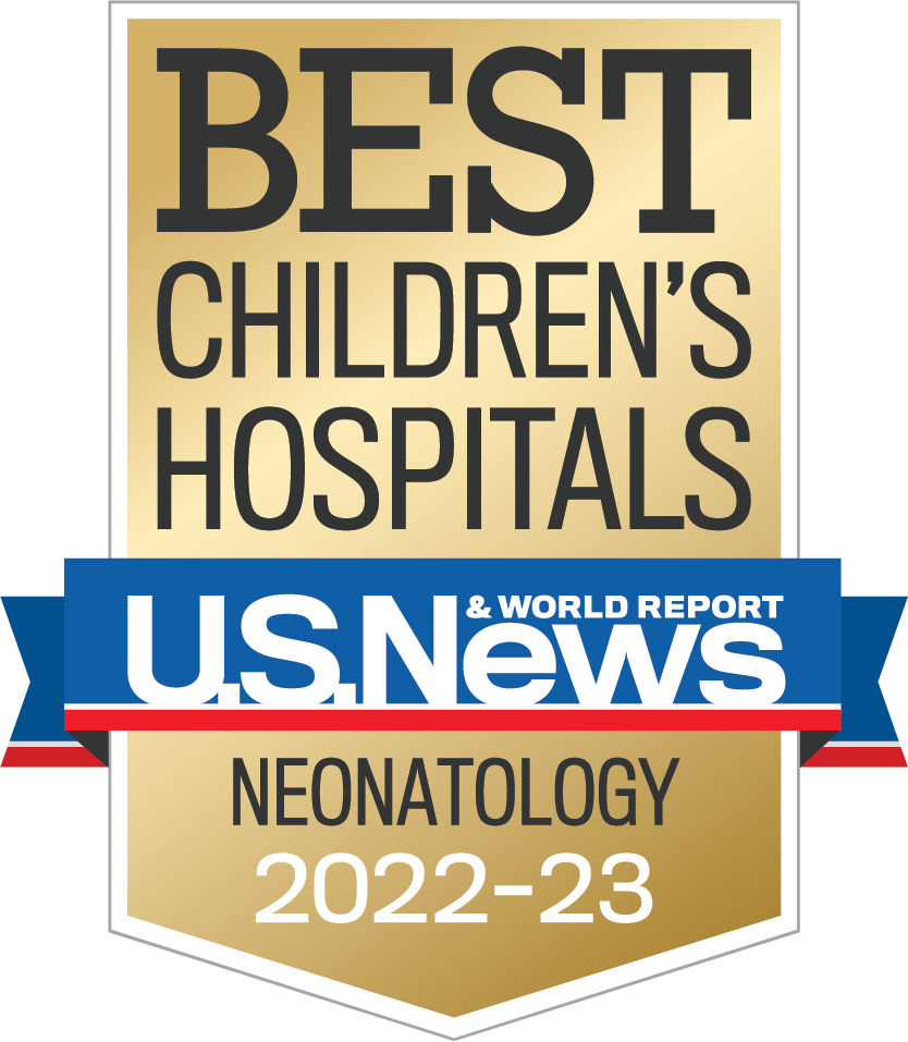 US News & World Report Best Children's Hospital Neonatology 2022-23