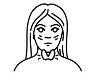 illustration of women with overactive thyroid 