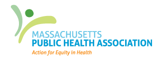 Logo: Massachusetts Public Health Association — action for equity in health