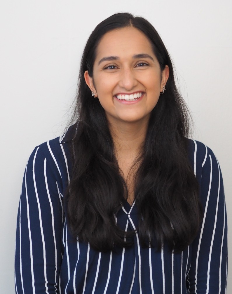 Headshot of a woman, Sidrah Ahmed who is a research assistant in the Kim Laboratory.