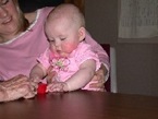 Sitting up baby