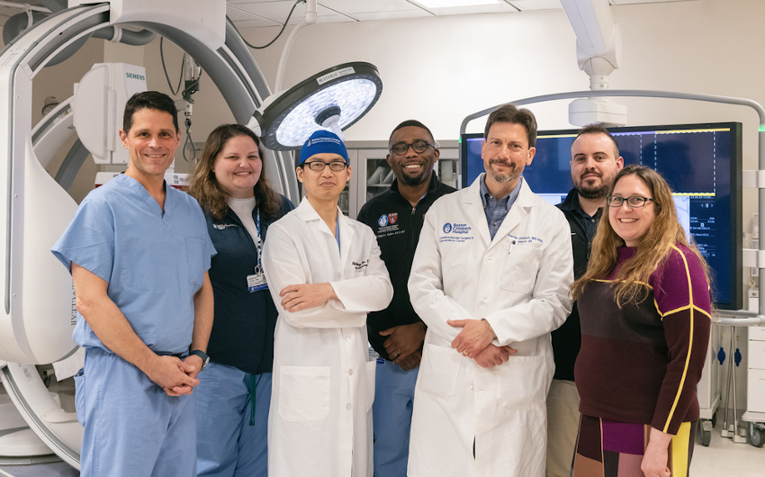 Cerebrovascular Surgery and Intervention Center team poses for photo
