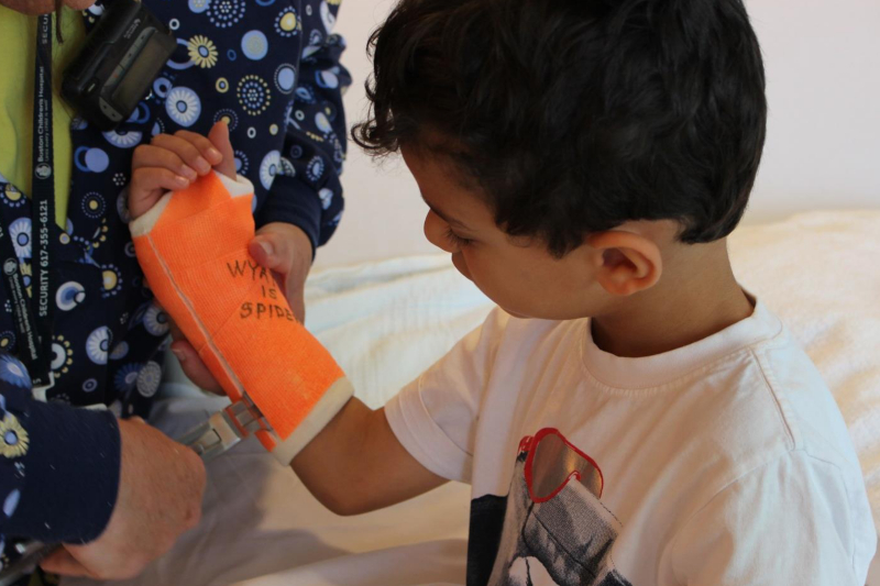 My Hospital Story: A boy's visit for cast removal