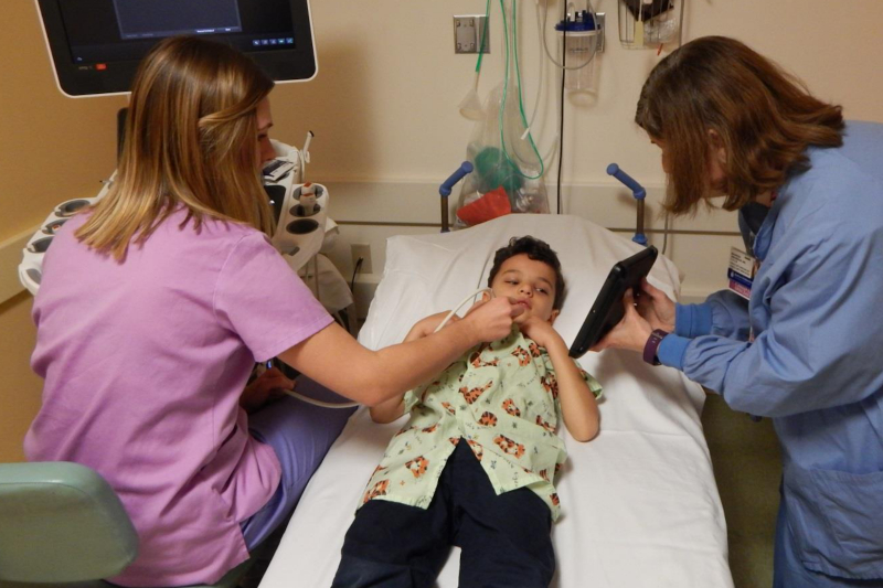 My Hospital Story: A boy's visit for an outpatient echocardiogram (echo)