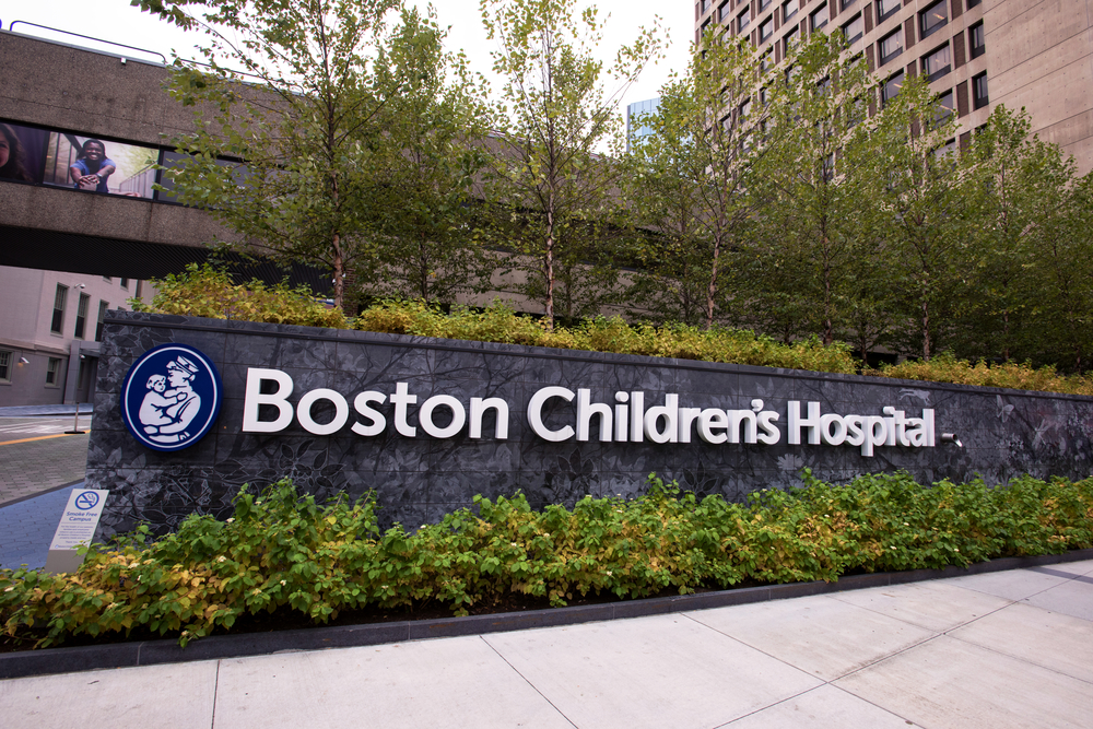 Boston Children's Hospital Exterior Sign