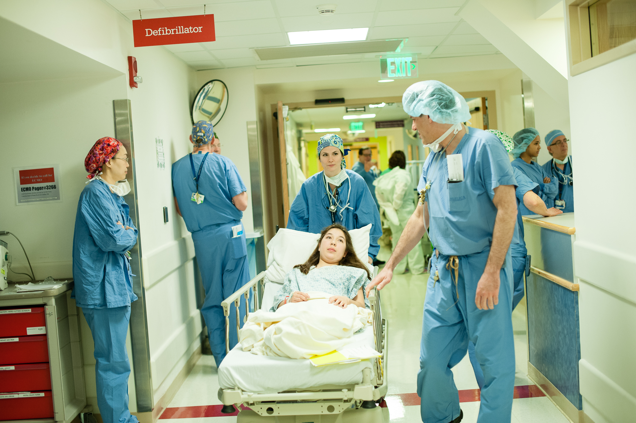 Anesthesiology team at work