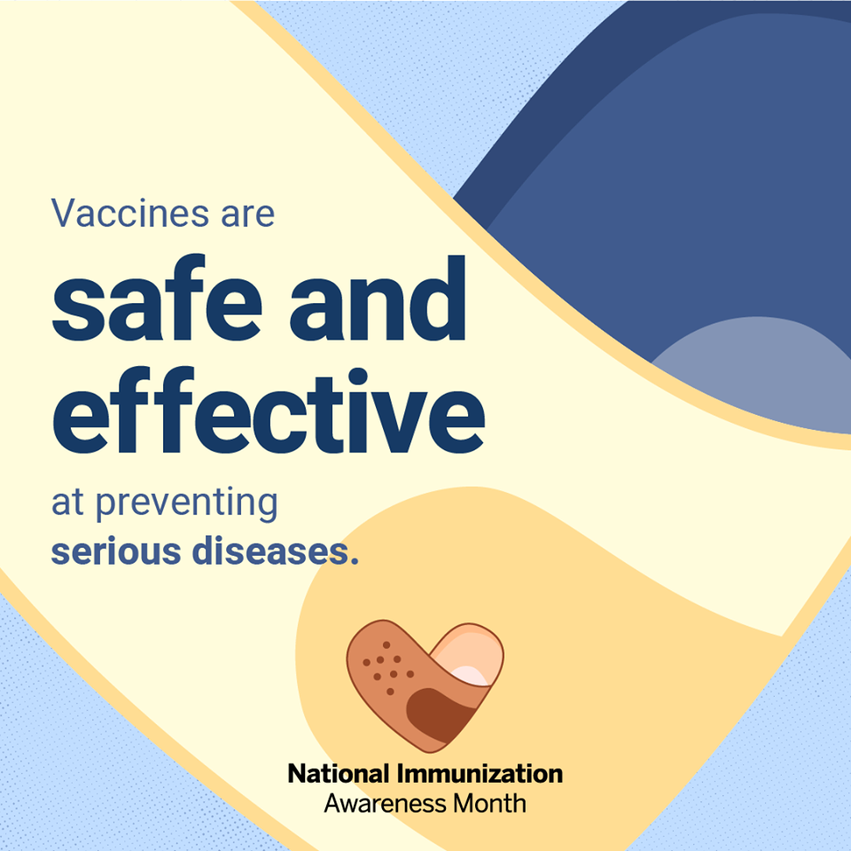 poster that says vaccines are safe and effective