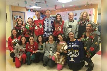 Wareham Pediatrics team dresses up for the holidays