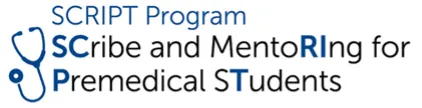 Scribe and Mentoring for Premedical Students SCRIPT Program logo.
