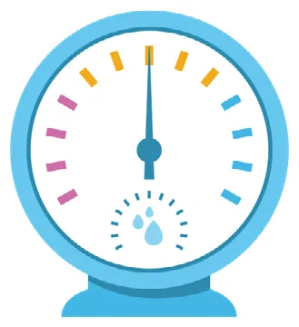 Illustration of hygrometer